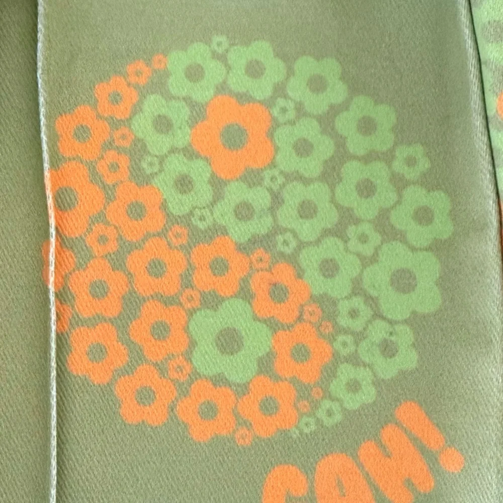 Lisa Says Gah Robyn Yin Yang Floral High Waist Straight Leg Pants Jeans. Sz 27 - Picture 7 of 11